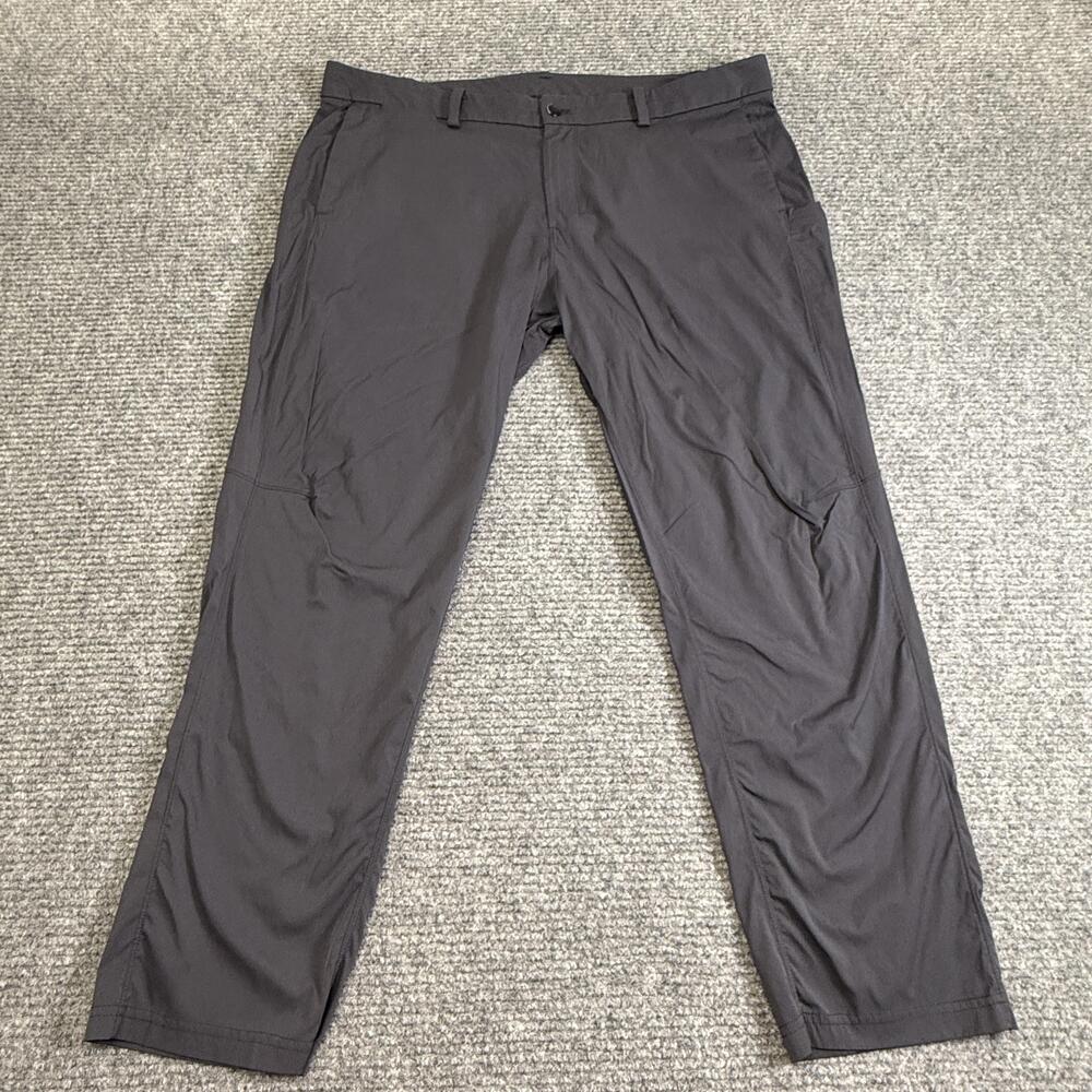 Lululemon Pants Mens 40 Blue Woven Lightweight Zip Pocket Travel Tech 40x29